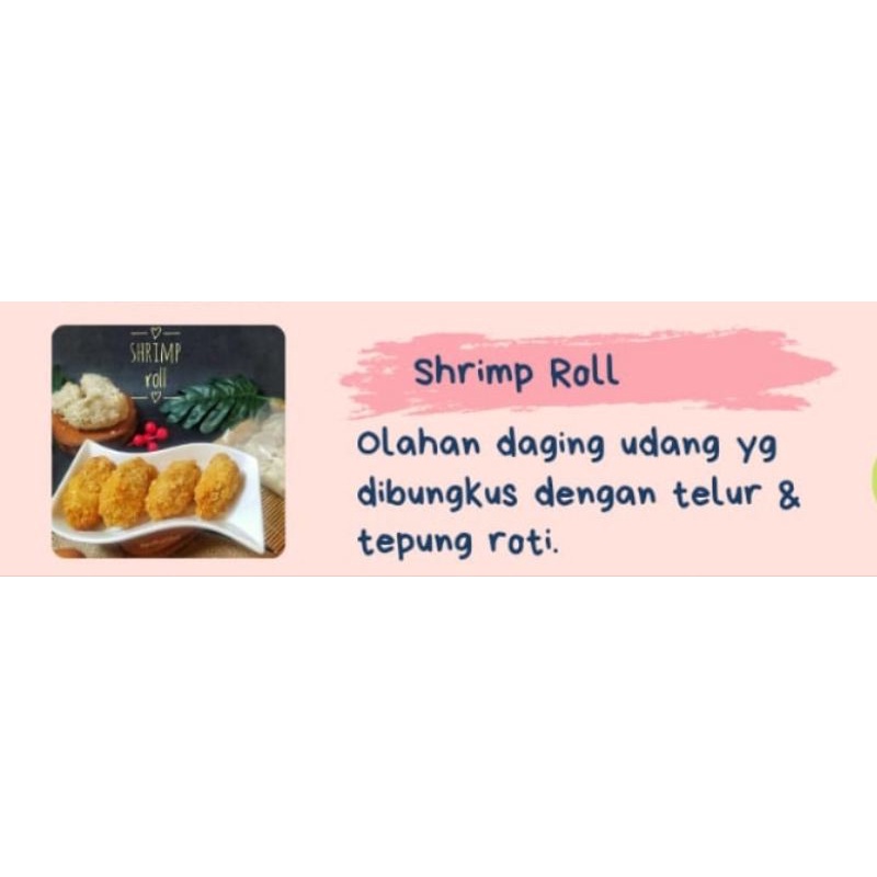

shrimp roll isi 10