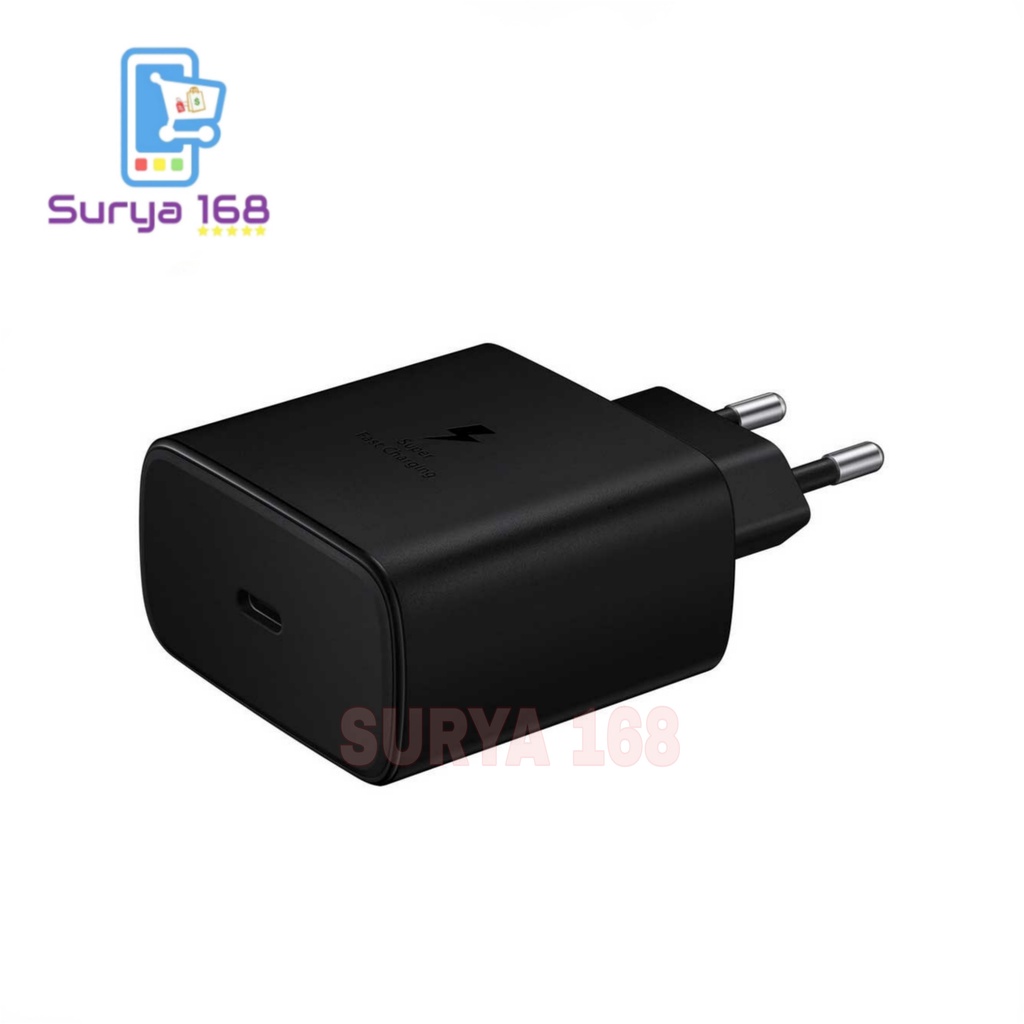 CHARGER CASAN CHARGE TRAVEL ADAPTER SUPER FAST CHARGING TYPE C TO TYPE C SAMSUNG 45 WATT