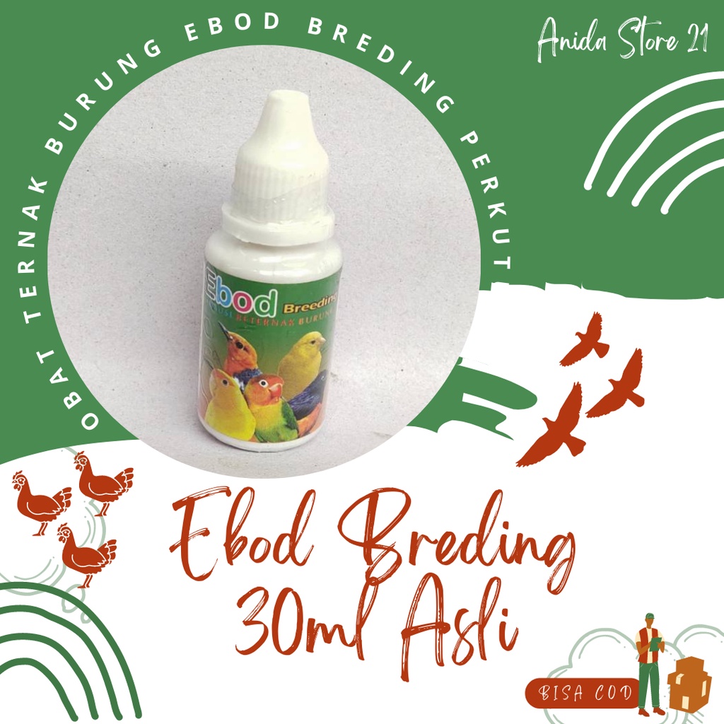 Ebod Breeding Obat Berternak Burung Ebod Breding 30ml Asli