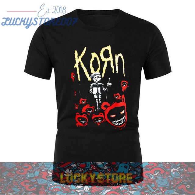 Kaos Distro Premium KORN FULL PRINT | KAOS PREMIUM HIGH QUALITY | KAOS BAND METAL | KAOS BAND ROCK |