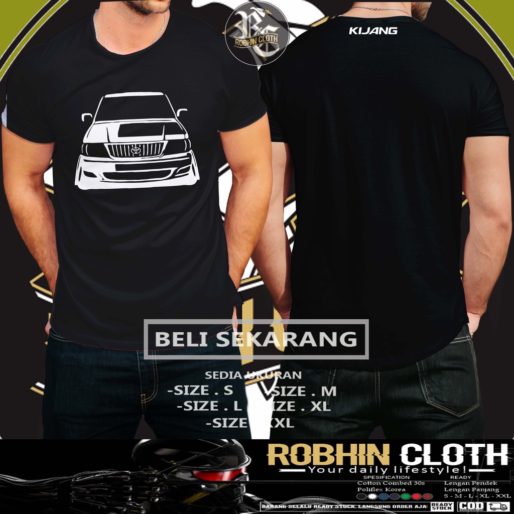 Kaos Mobil Toyota Kijang Kapsul LGX Stance Baju Otomotif
