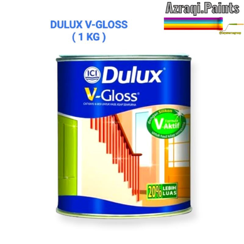 

ghg Cat Minyak DULUX V - GLOSS ( 1 KG ) Hitam Dan Putih