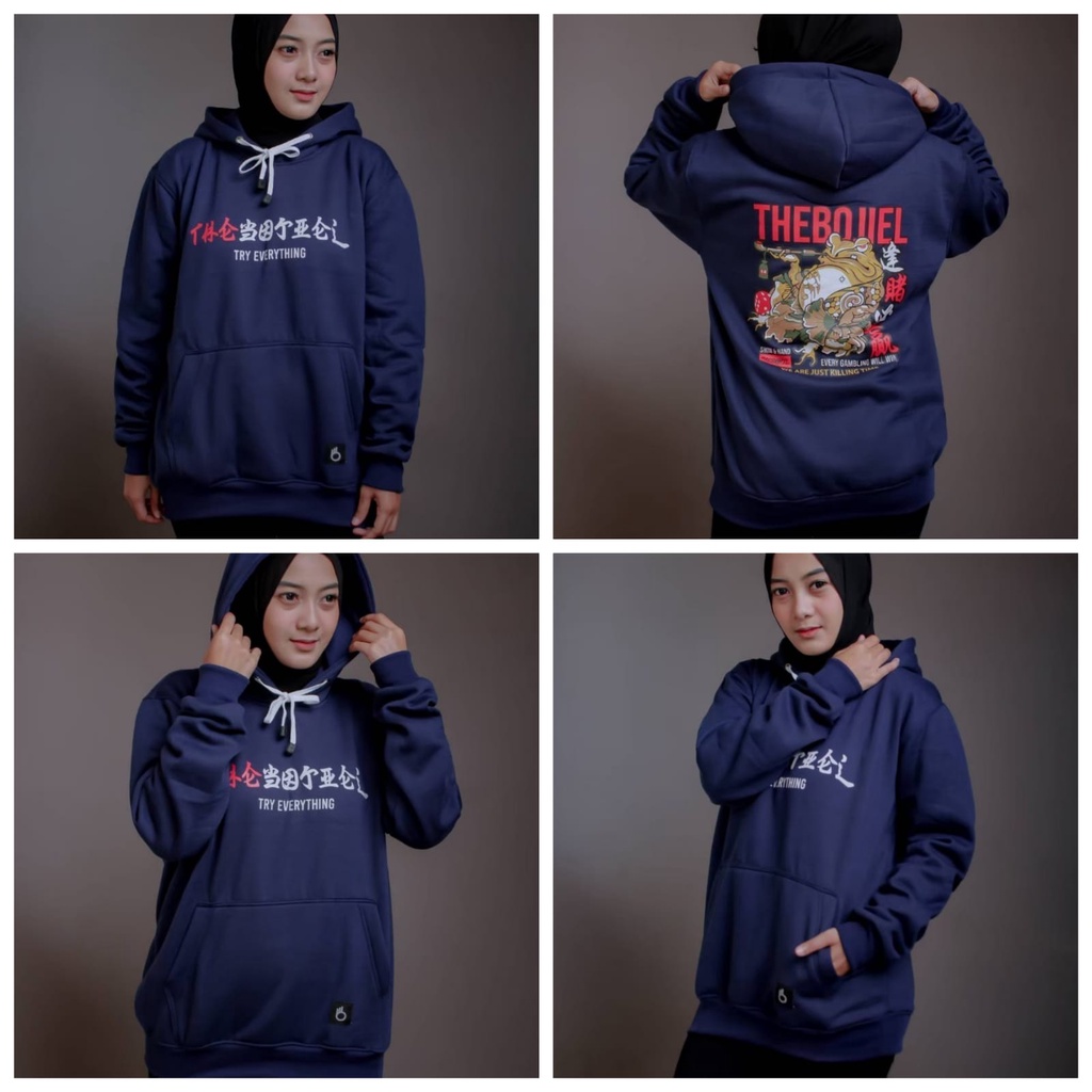 (BISA COD) HOODIE FLEECE PREMIUM THE BOJIEL - HOODIE COUPLE - HOODIE UNISEX - HOODIE DISTRO