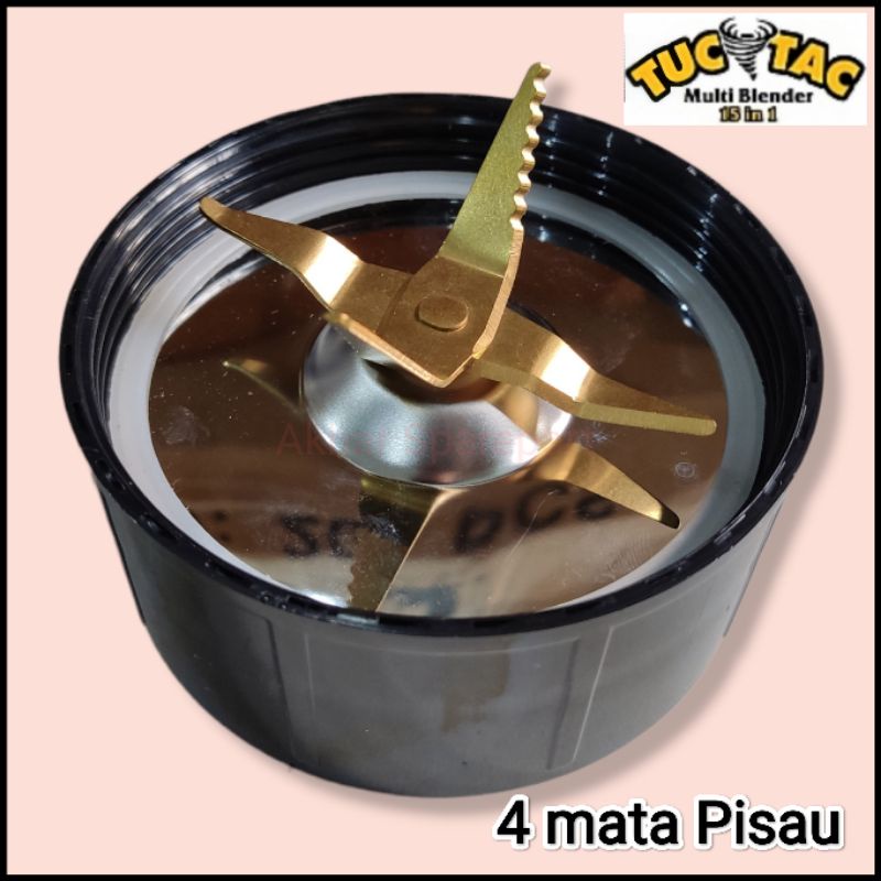 Pisau/Mounting Blender Tuc Tac Original 4 Mata Piso Blender Tuctac Ori Dudukan Seal