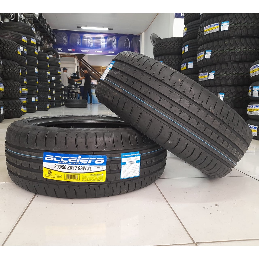 BAN MOBIL RING 17 205/50 ACCELERA PHI-R 205 50 R17 BAN TUBLES GRATIS PEMASANGAN