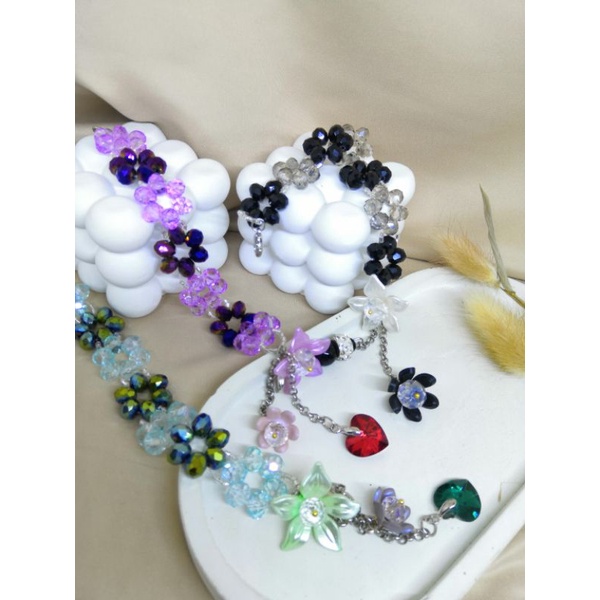 1pcs konektor masker kristal juntai Swarovsky / gelang Cristal Zahwa