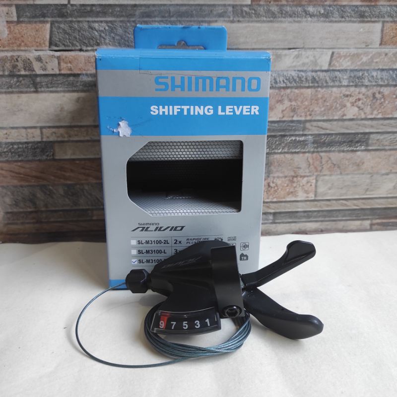 Shifter Shimano Alivio 9 Speed SL-M3100 Right Kanan Original