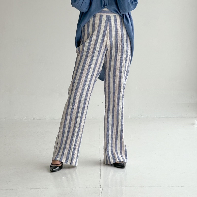 Bian Pants by Dielle Official / Flare Pants / Stripe Flare Pants