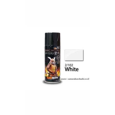 CAT SEMPROT SAMURAI PAINT 400ML WHITE 2/102 - PYLOX PILOK SAMURAI STANDARD COLOURS WARNA PUTIH / WHI
