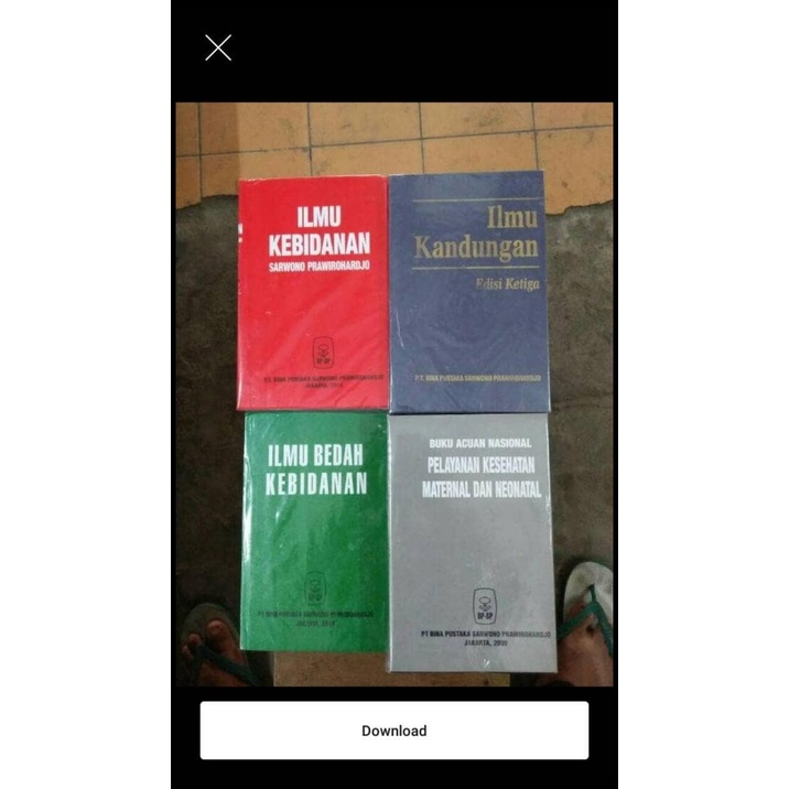 Storewijaya | Buku Sarwono 1 Set 4 Buku Ilmu Kebidanan Kandungan Ilmu Bedah Maternal