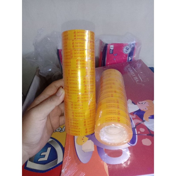 

(10pcs) isolasi bening 20yard skypack