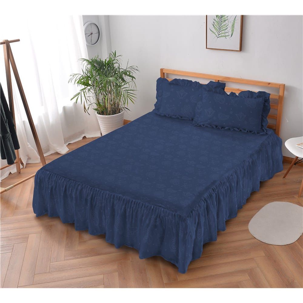 KINTAKUN - Sprei Seprai Sprey Sepray Rumbai Rumbay Rempel Polos Emboss KINTAKUN DELUXE Kasur Set Ori