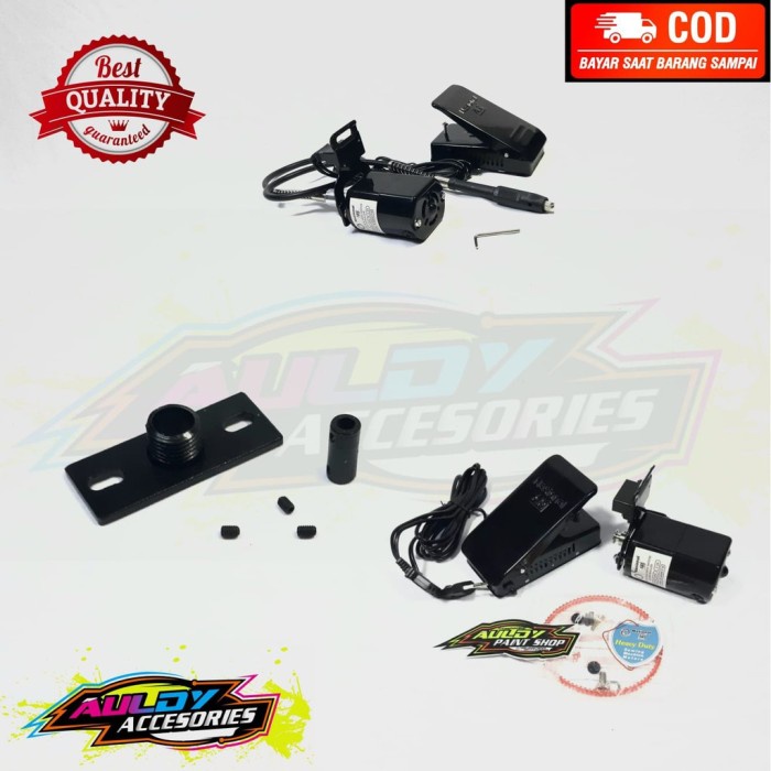 JRS123 - Dudukan Bor Tuner Set Dinamo Mesin Jahit