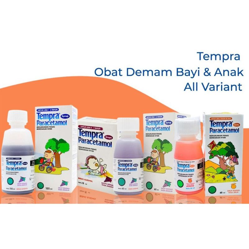 Tempra Sirup Anak Paracetamol 60ML & 30ML