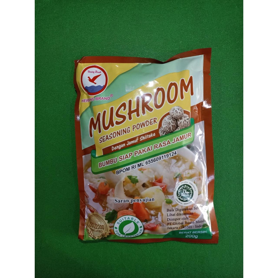 

Kaldu Jamur Herring Brand 200 gr Seasoning Powder