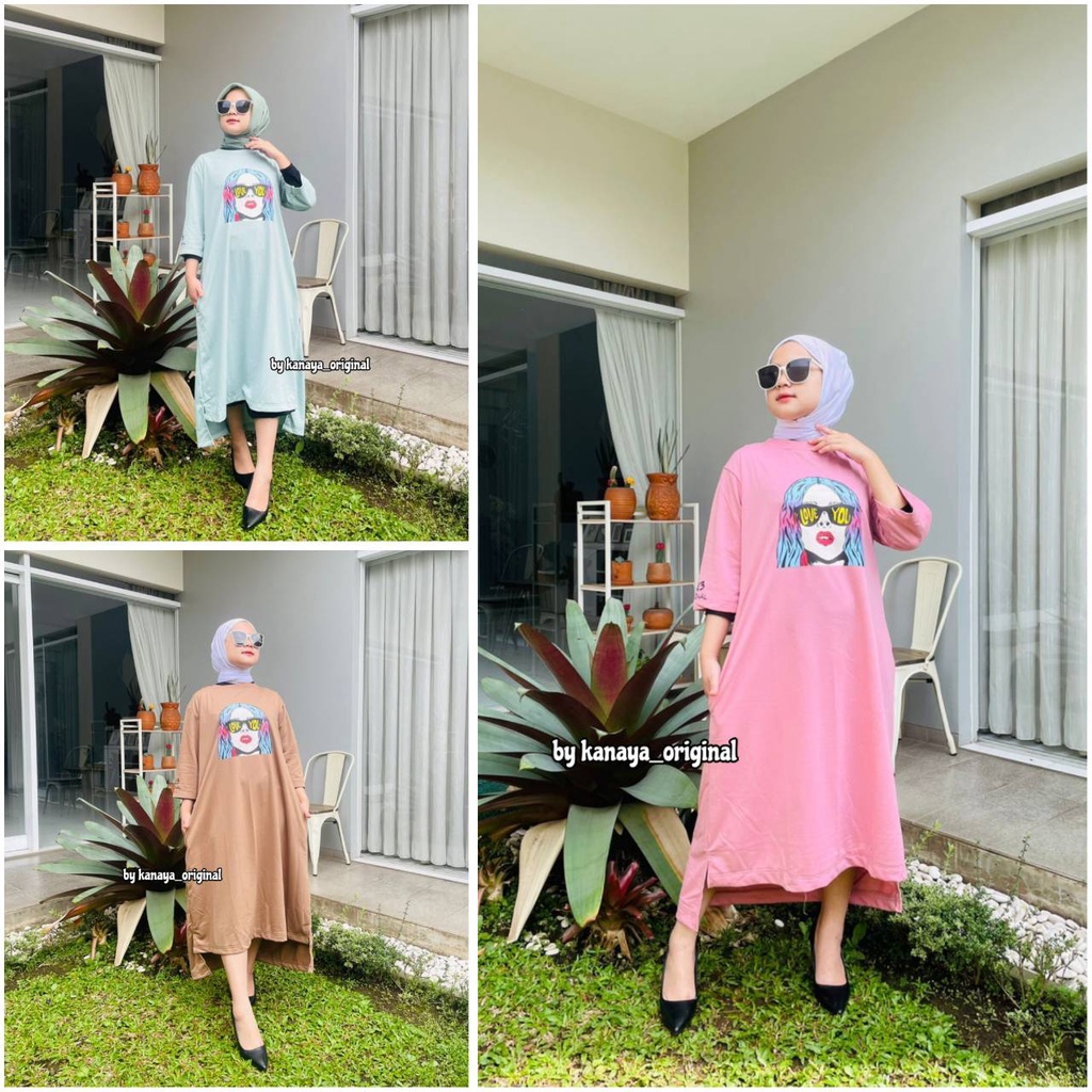 Long Tunik Terbaru KANAYA 2022  tunik wanita modern Long tunik import Long tunik kekinian Long tunik