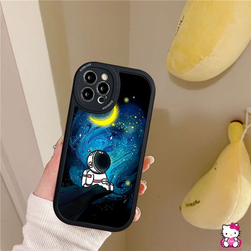 Soft Case TPU Motif Kartun NASA Untuk iPhone 7 8 Plus 11 12 13 Pro MAX X XS MAX SE 2020 7 Plus XR 6 6s 7 Plus