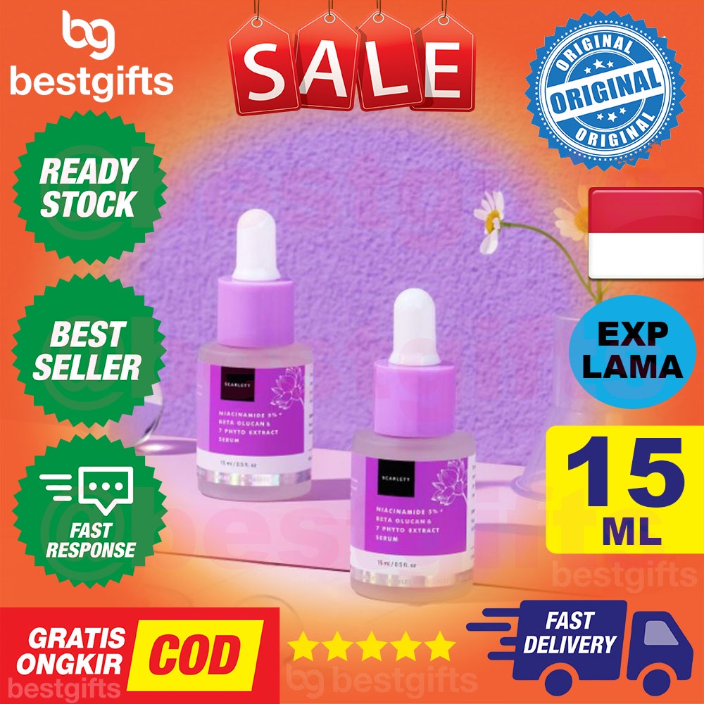 SCARLETT SCARLETT NIACINAMIDE 5% + BETA GLUCAN &amp; 7 PHYTO EXTRACT SERUM 15 ML