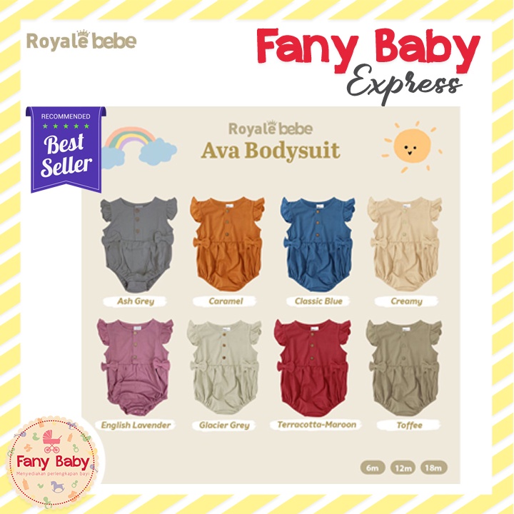 ROYALE BEBE SLEEPSUIT - AVA BODYSUIT