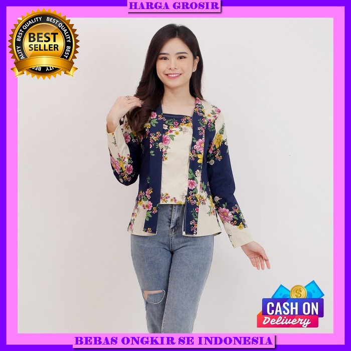 Blouse Cewek Kekinian Buju Cewek Formal Atsan Remaja Impor Baju Kondangan Ibu2 Atasan Batik Fashiona