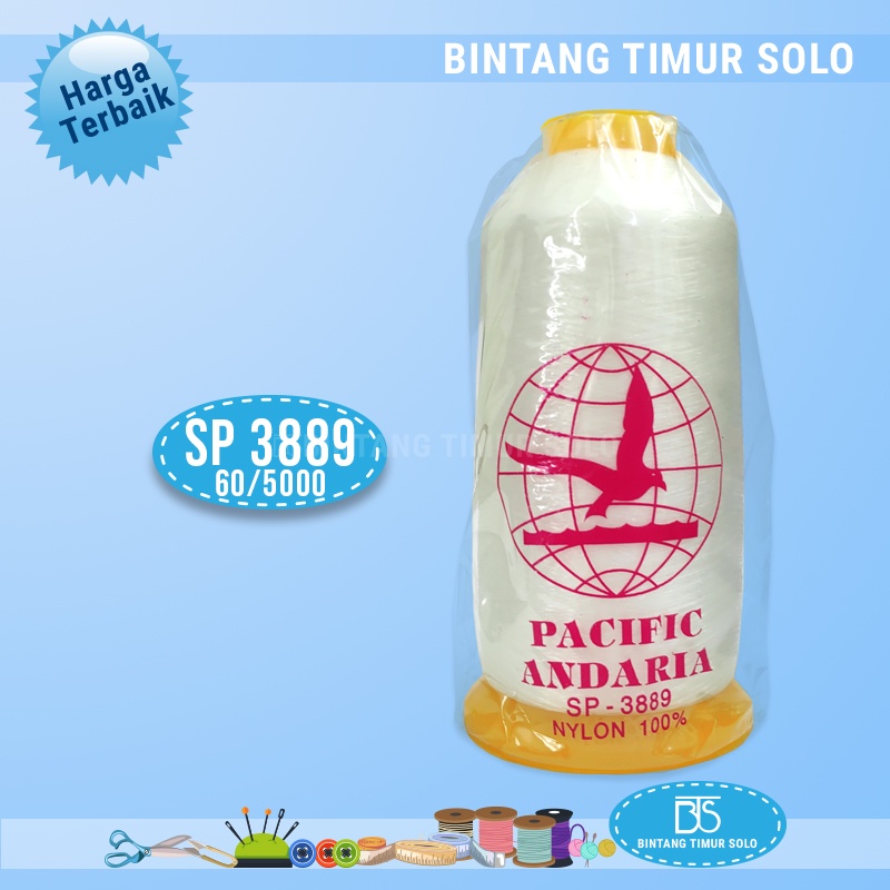 Benang Kenur Transaparan / Benang Jahit Nylon Pacific Andaria