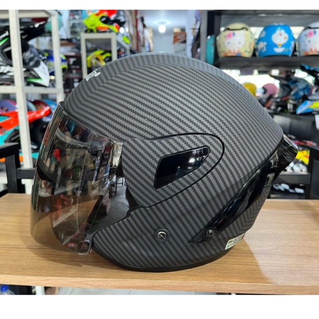 Helm MVStar Rtech Carbon Doff + Spoiler