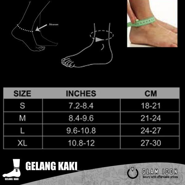 Gelang Kaki bola Lada skip G0380 GKS