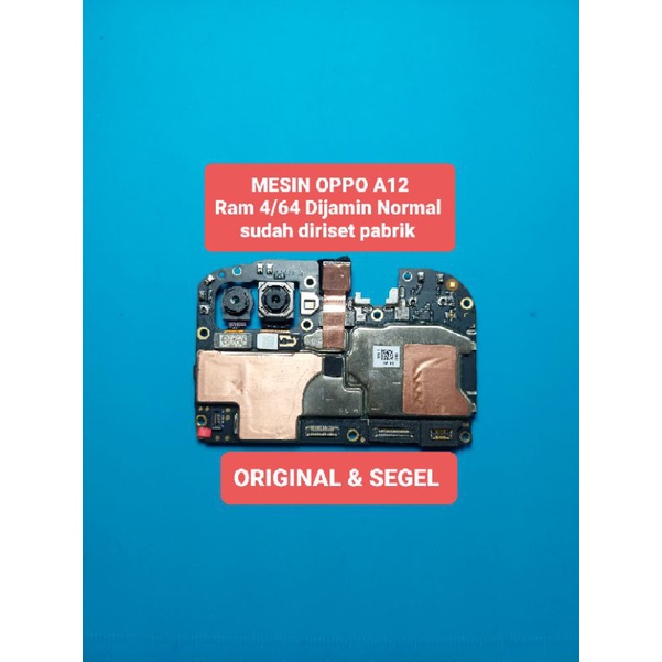MESIN OPPO A12 Ram 4/64 DIJAMIN NORMAL,sudah diriset pabrik tinggal pakai