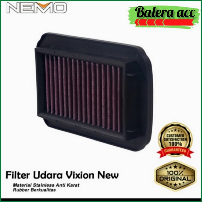 Filter Saringan Udara Untuk New Vixion NVL NVA Nemo Ferox