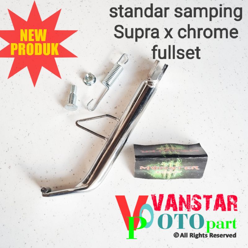 standar samping Supra x Supra fit kharisma Supra x 125 Revo absolute warna krome kilap