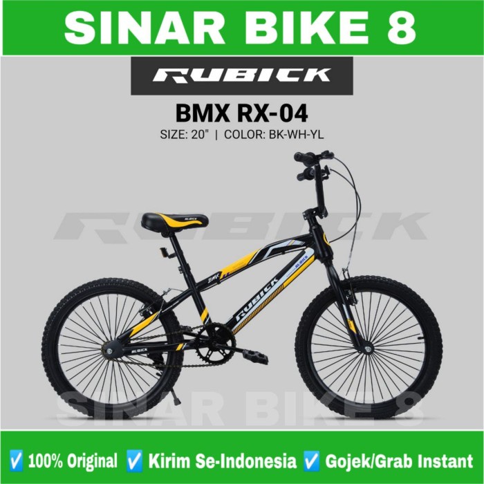 Sepeda Anak Laki Ukuran 20 Inch BMX RUBICK RX 04