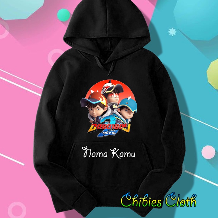 Jaket Hoodie Anak Laki Laki Boboiboy Movie 2 Animasi Boboiboy 175 - Chibies Cloth