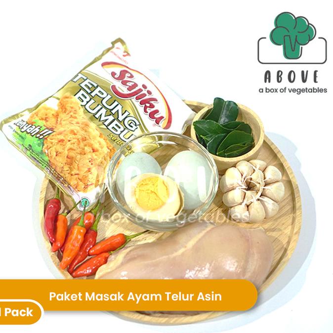 

Paket Masak Ayam Telur Asin (1 Pack) - Paket ABOVE