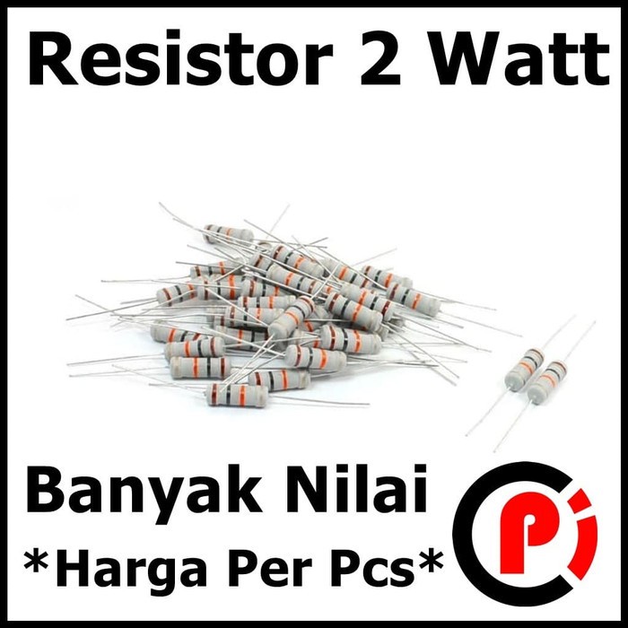 Resistor 2 Watt 2W 2 W Banyak Varian Nilai Ohm