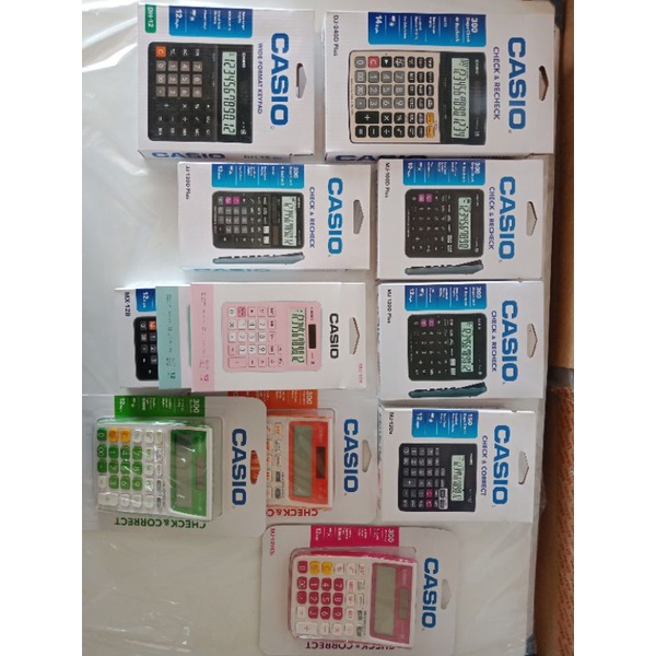 

KALKULATOR CASIO BERBAGAI TYPE