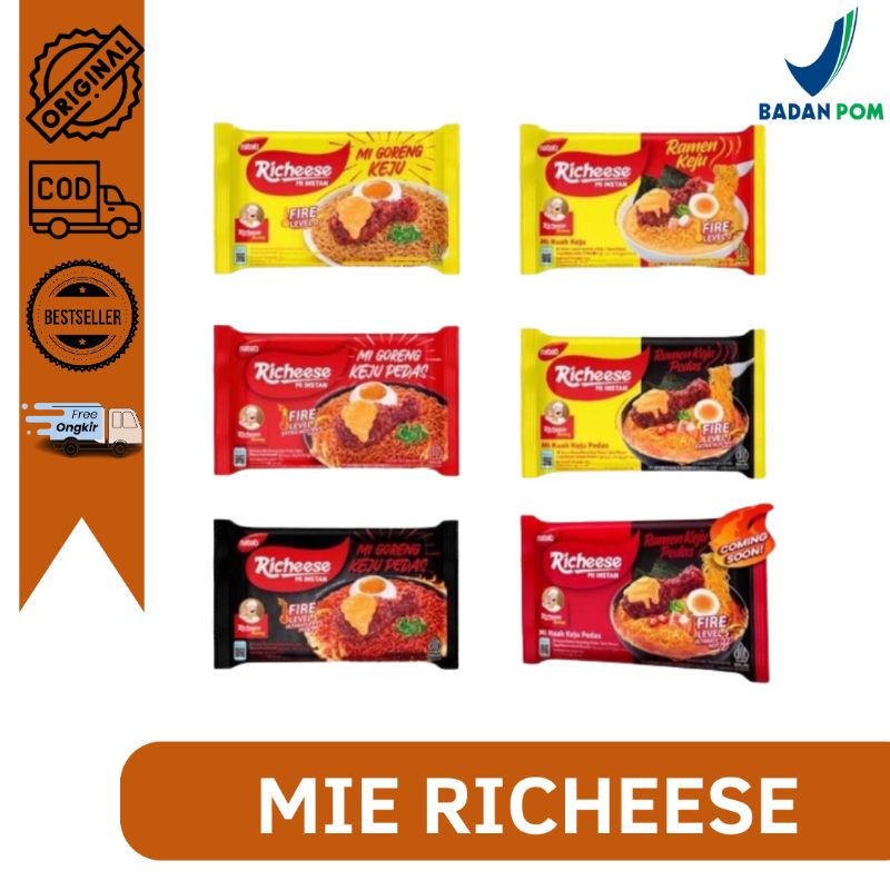 

(ready stock) mie richeese goreng ll mie richeese ramen