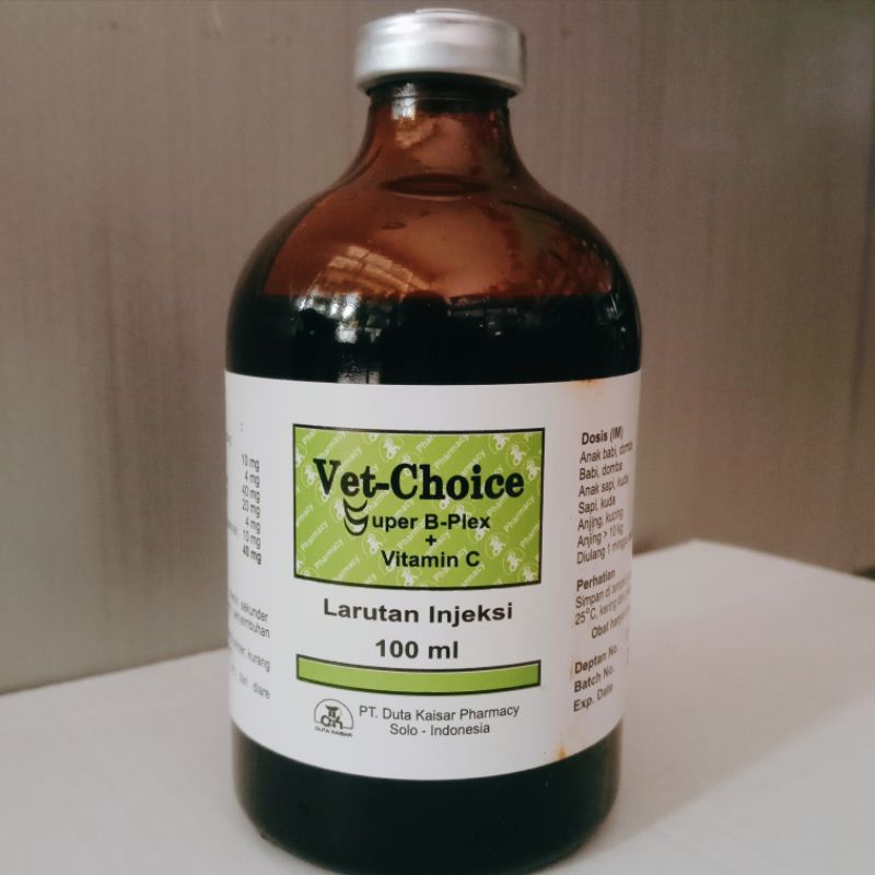 Vet-Choice 100 ml Vitamin B complex plus C ternak