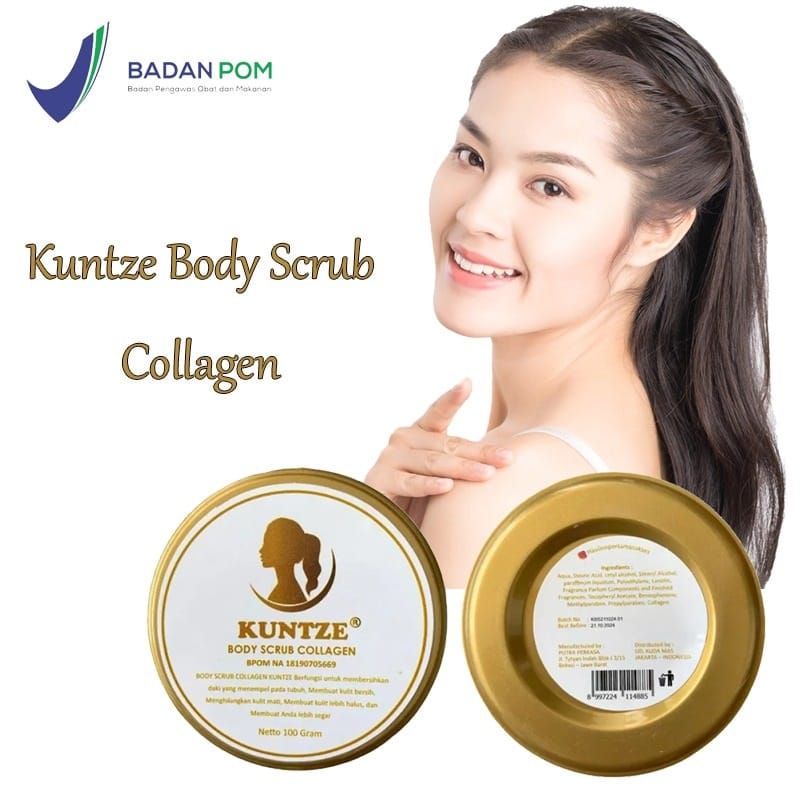 Medan Termurah Lulur bibit collagen BPOM kuntze/Body scrub collagen kuntze