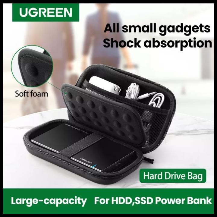 Ugreen Case Storage Hardisk Powerbank - Ugreen Hard Case Eva Gadget