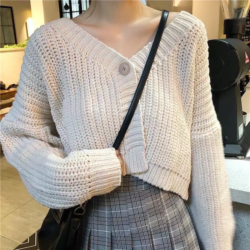 Belleza outlet baju rajut Cardigan rajut atasan wanita Thabita Knite