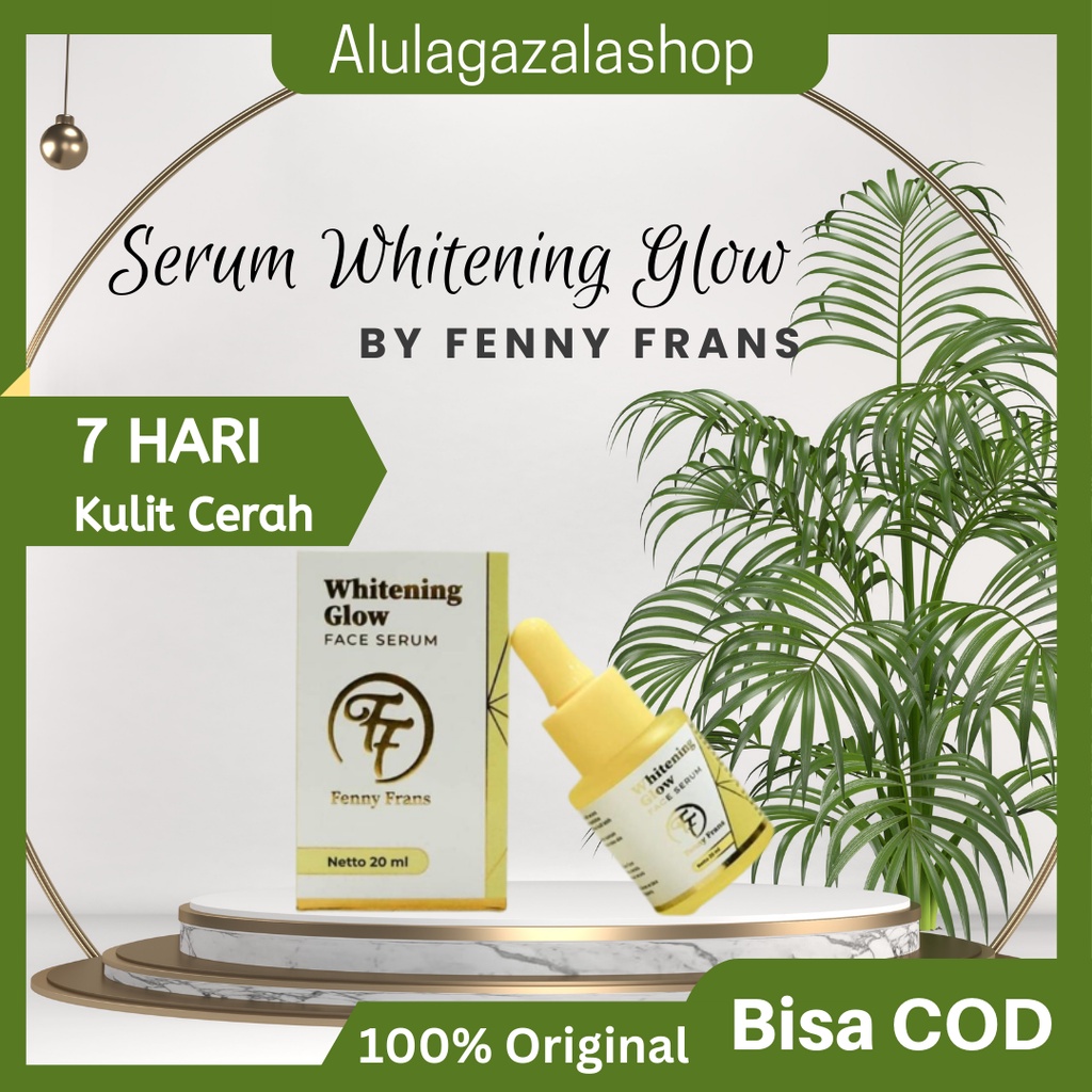 whitening glow face serum by Fenny Frans original