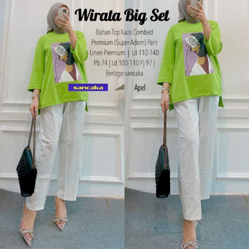 WIRATA BIG SET | SETELAN COMBED PREMIUM SUPER ADEM TERMURAH