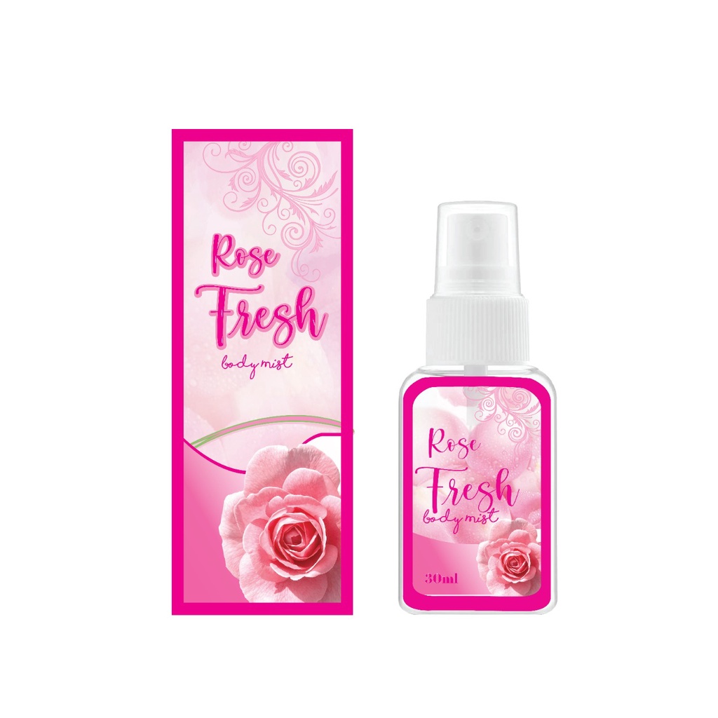 GEN - Parfum Body Mist Rose Fresh 30ml Premium / Parfum Rose Fresh 30ml Best Seller / Parfum Rose Fresh 30ml Wanita