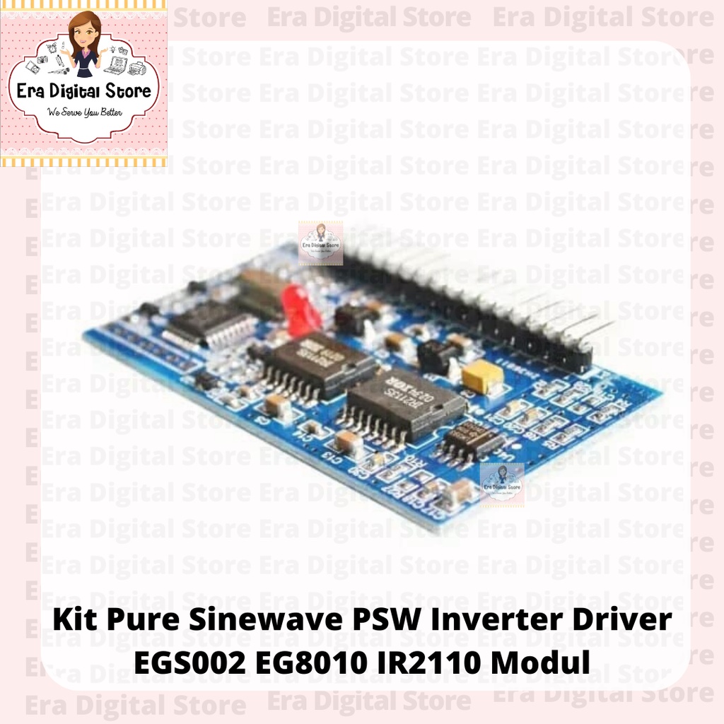 Jual Kit Pure Sinewave PSW Inverter Driver EGS002 EG8010 IR2110 Modul ...
