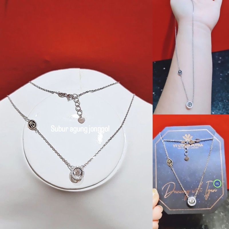 Kalung dancing with igun 8k mas putih