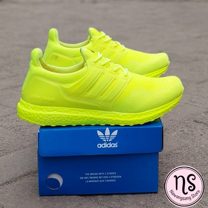 sepatu wanita Adidas ultraboost senam jumba aerobik olahragalarisantai - stabilo, 36