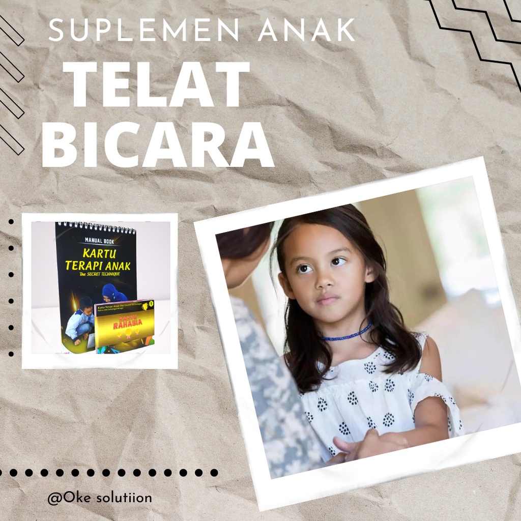OBAT/SUPLEMEN/MULTIVITAMIN ANAK TELAT BICARA/SPEECH DELAY/AGAR CEPAT BICARA/ANAK LAMBAT BICARA/CAKAP