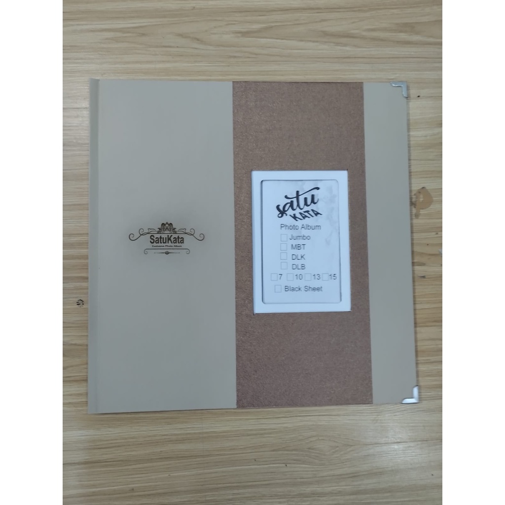 Album foto magnetik jumbo cream  exclusive (FREE GRAFIR + DUS)