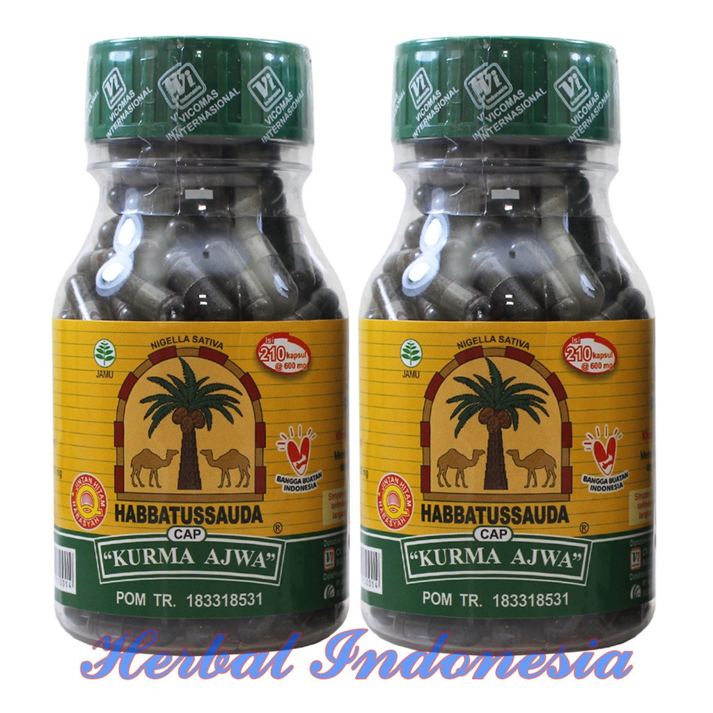 Habbatussauda &quot;KURMA AJWA&quot; 210 Kapsul