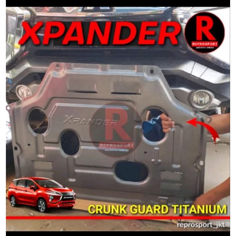 cover pelindung bawah Xpander crank guard otoproject